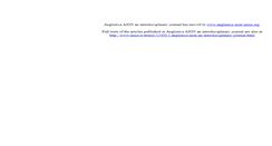 Desktop Screenshot of anglistica.unior.it